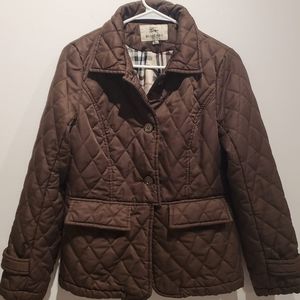 Burberry Brown Quilted Jacket. Price is firm.
